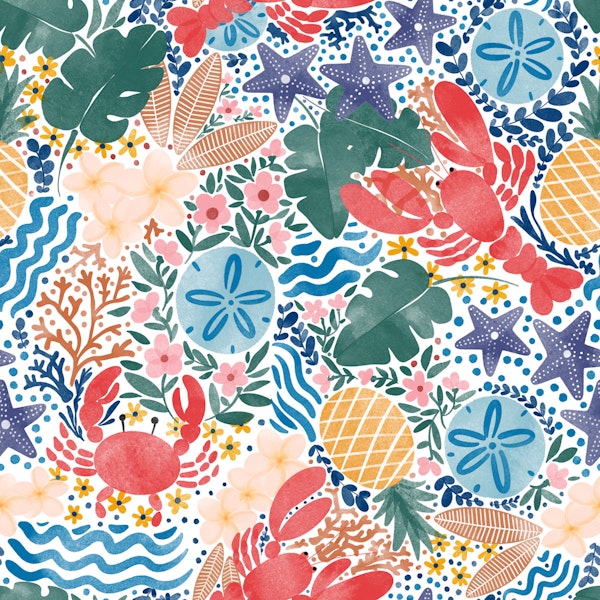 Seaside Floral Dream