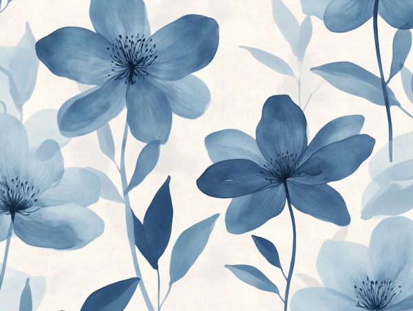 Blue Petals Harmony