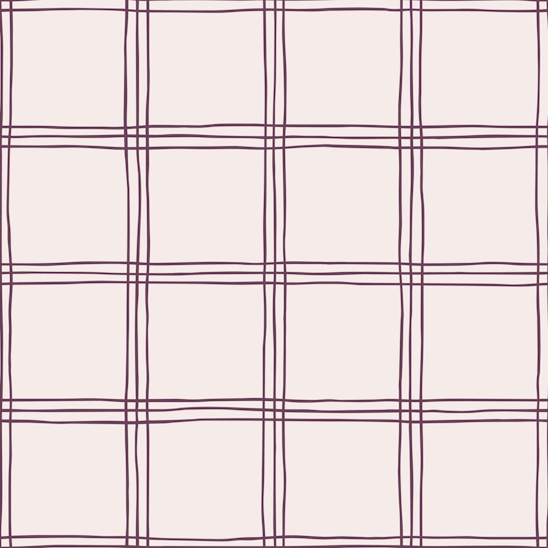 Modern Grid Aesthetic Plum Purple Beige