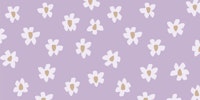 Large Floral Blossoms - Lilac Lavender carta da parati