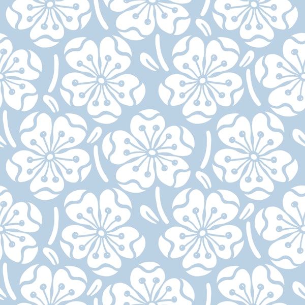 Air Blue and White Bloom 2