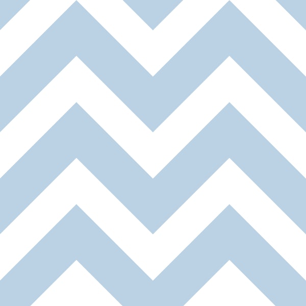 Full Chevron - Air Blue and White