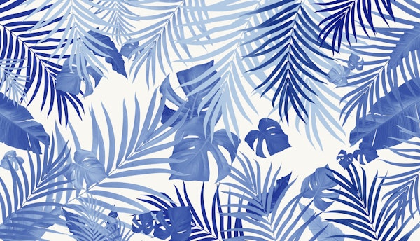 Tropical Jungle Leaves 22 - Landscape