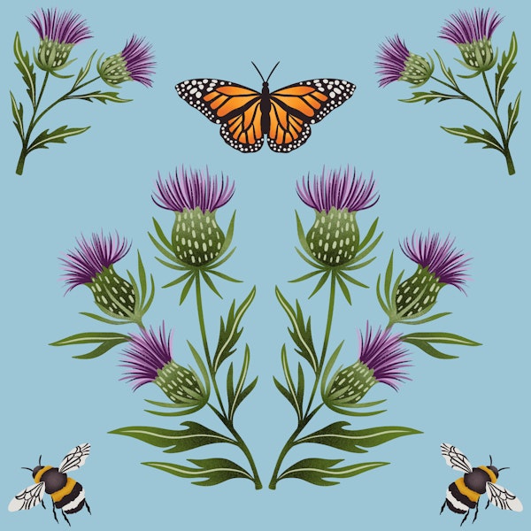 Meadow Monarch Charm