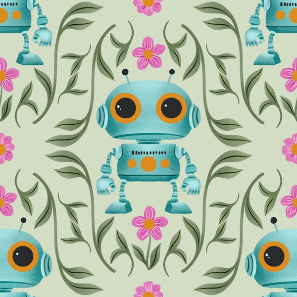 Wild Robots and Flowers