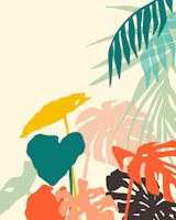 Tropical Nature tapete