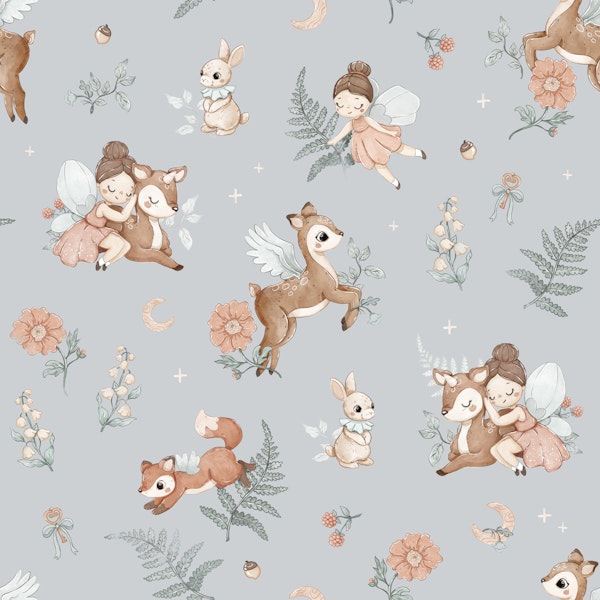 Enchanted Forest - grey