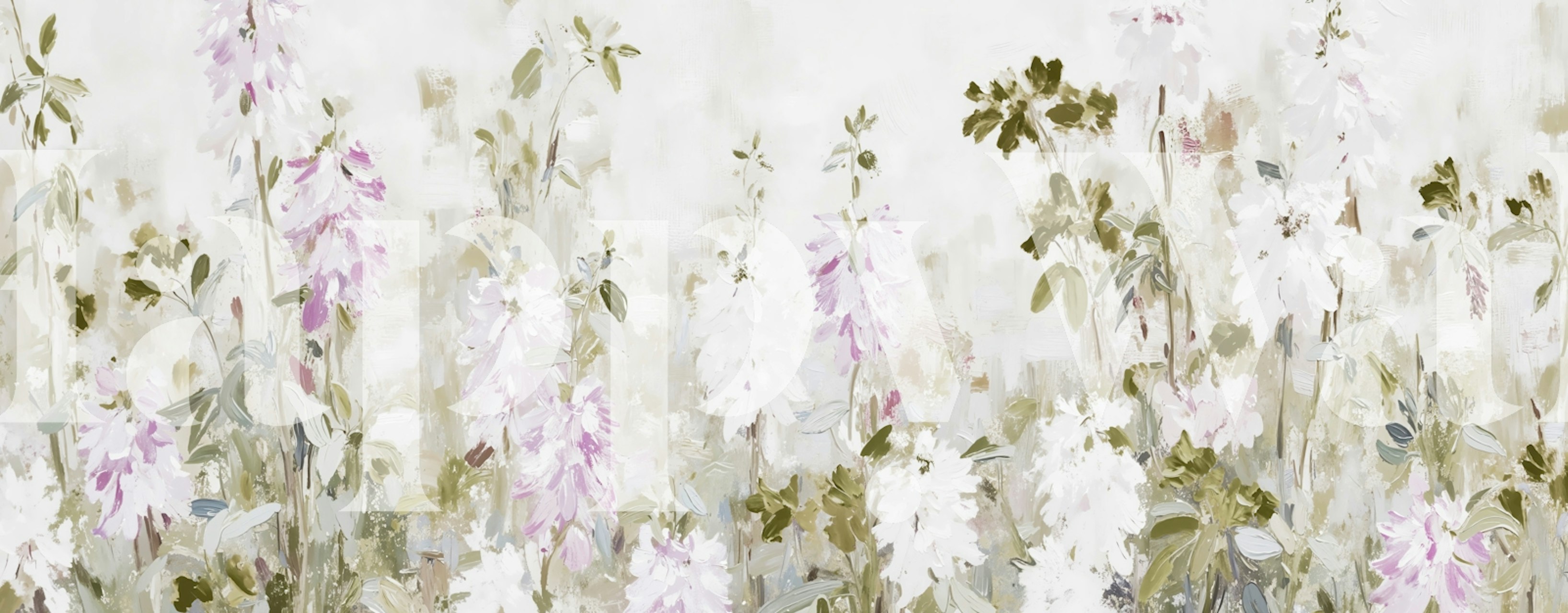 Φωτογραφία τοίχου λουλουδιών με ροζ και λευκά άνθη