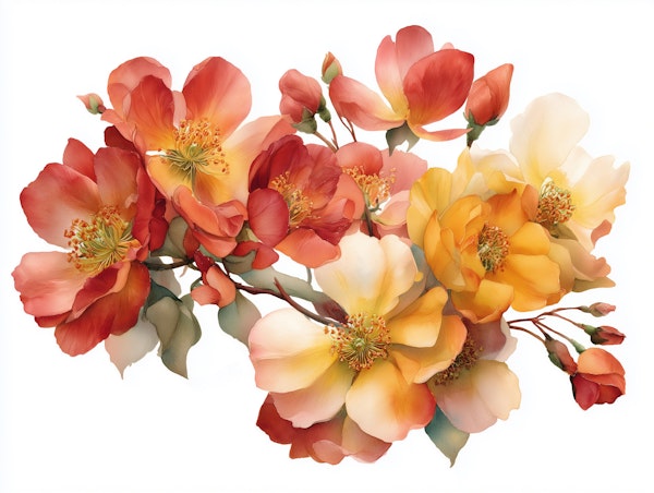 Golden Petal Harmony