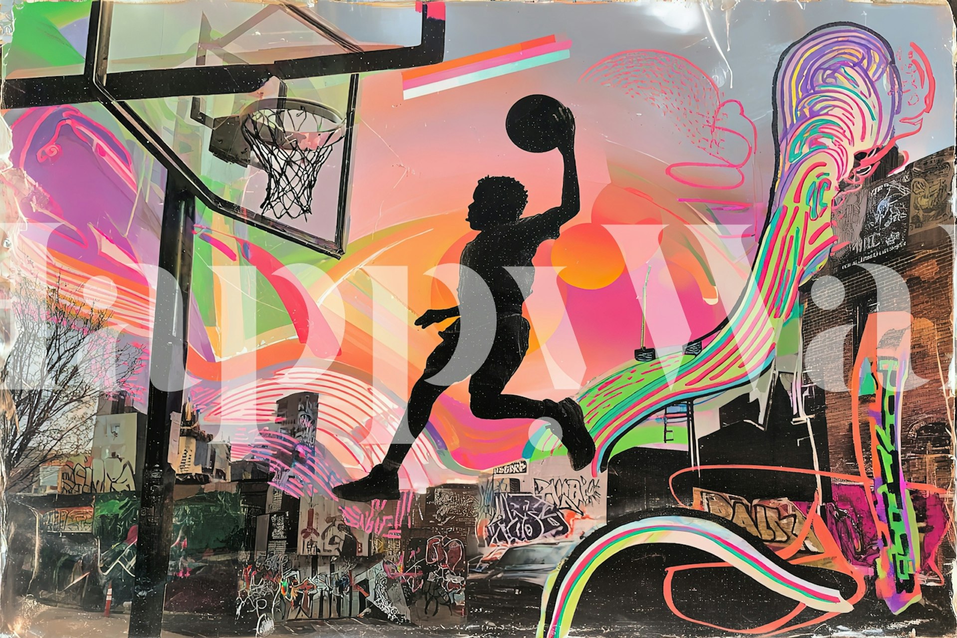 Ταπετσαρία Teen 90s Culture σε ένα δωμάτιο