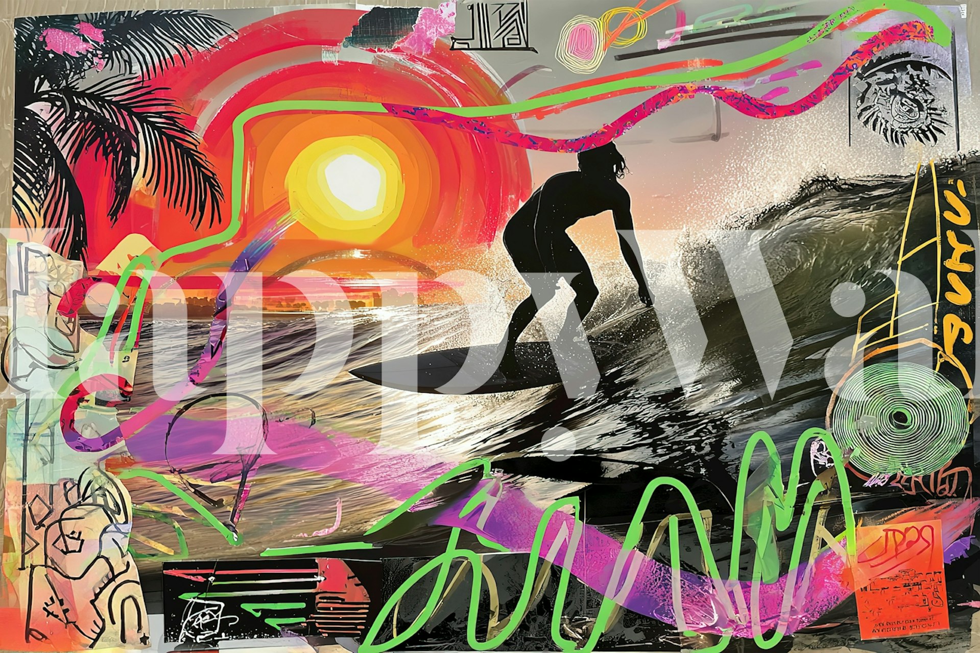 Teen 90s Culture 4 wallpaper in a room