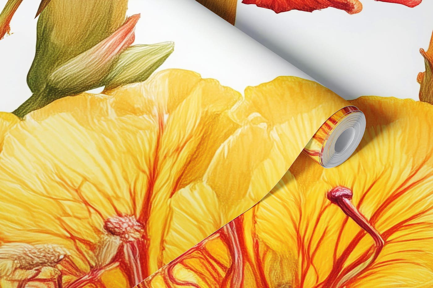 Cheerful Floral Fiesta wallpaper roll