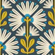Stylish Daisy Blooms in Blue Yellow - S