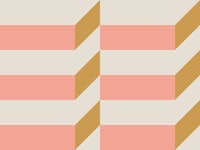 Palm Springs Colourblock Desert Flame tapetit