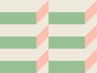 Palm Springs Colourblock Cactus Kiss tapetit