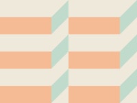 Palm Springs Colourblock Tangerine Sky tapetit