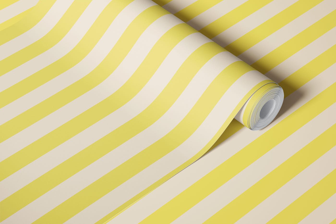 Vertical Stripes Citrus Grove wallpaper roll