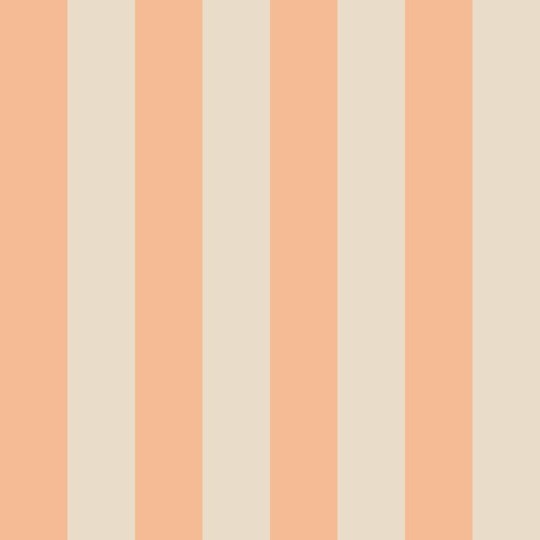 Vertical Stripes Creamsicle
