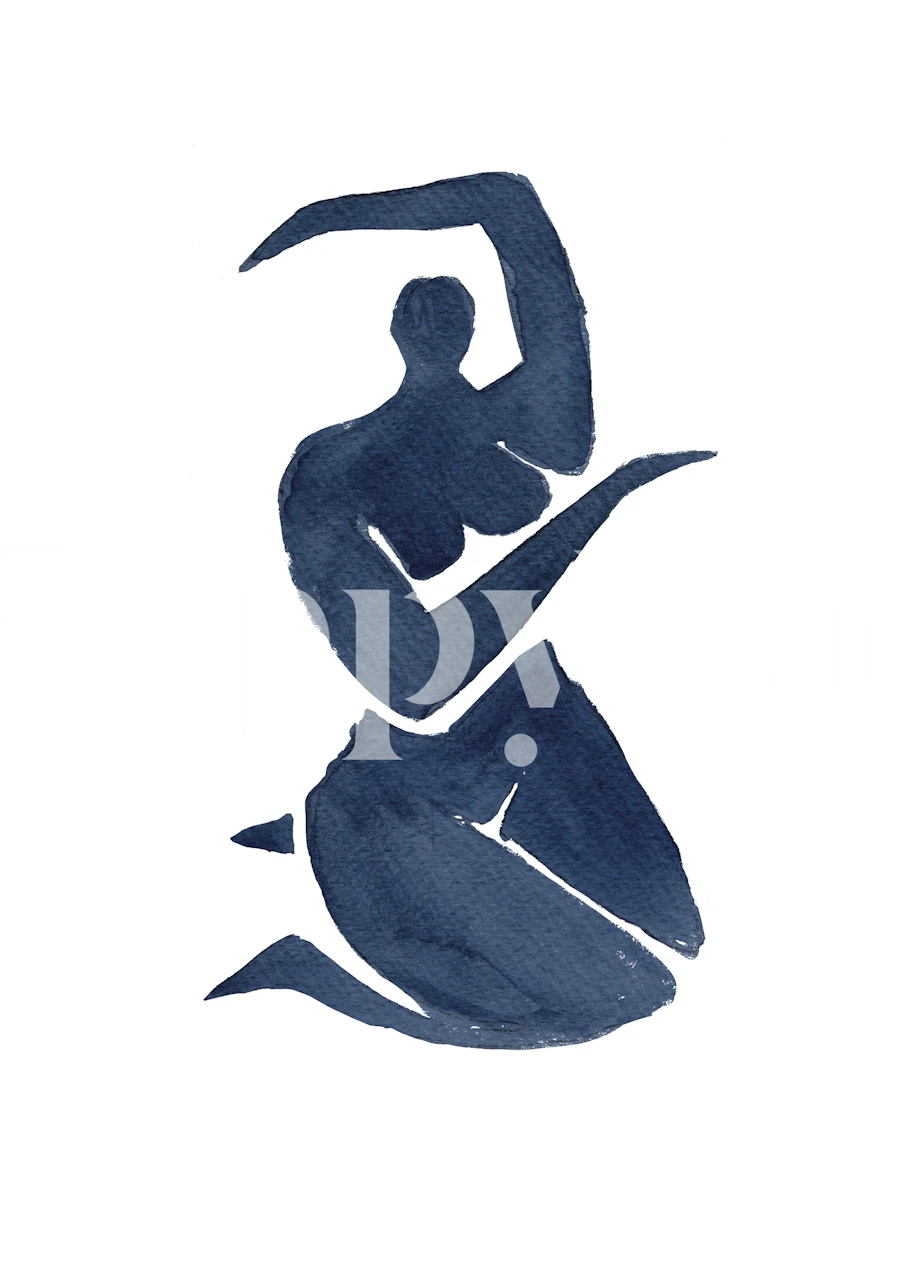 Papel pintado Desire Blue en una habitación