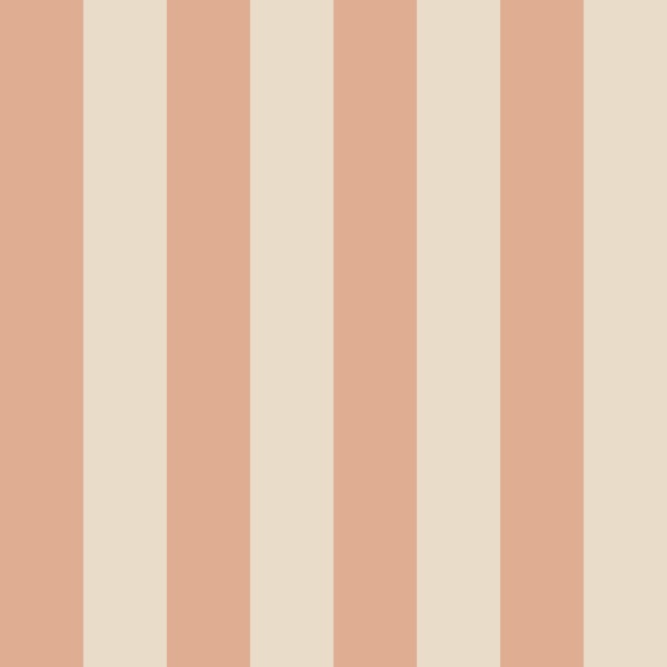 Vertical Stripes Dusty Clay