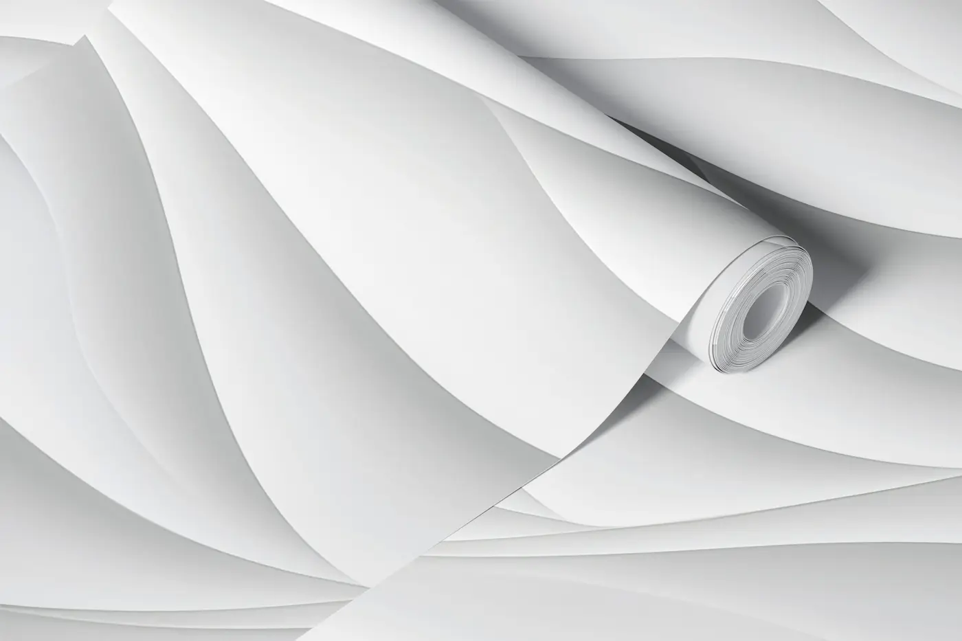 Elegant Waves Relief with Border wallpaper roll