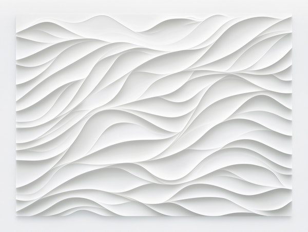 Elegant Waves Relief with Border