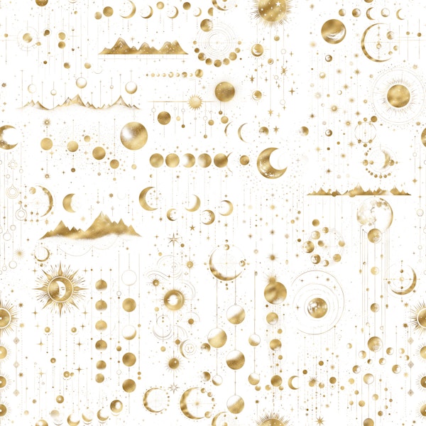 Celestial vibes on White