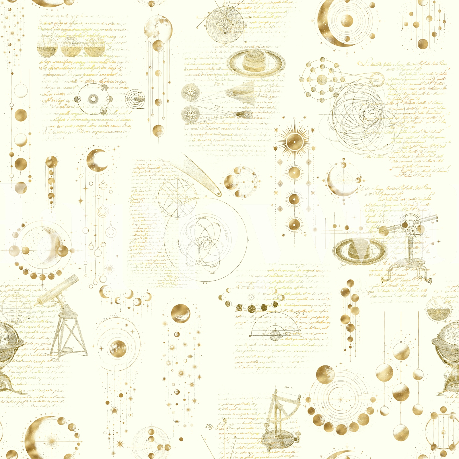 Magical Celestial Design Wallpaper
