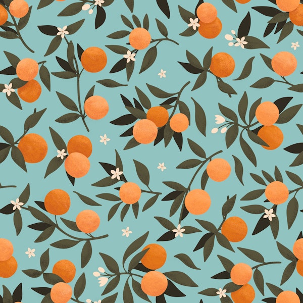 Orange Blossom XL - Blue