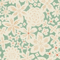 Camelia - green papiers peint