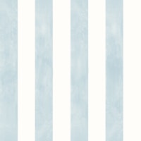 Air blue Watercolor cabana stripes ταπετσαρία