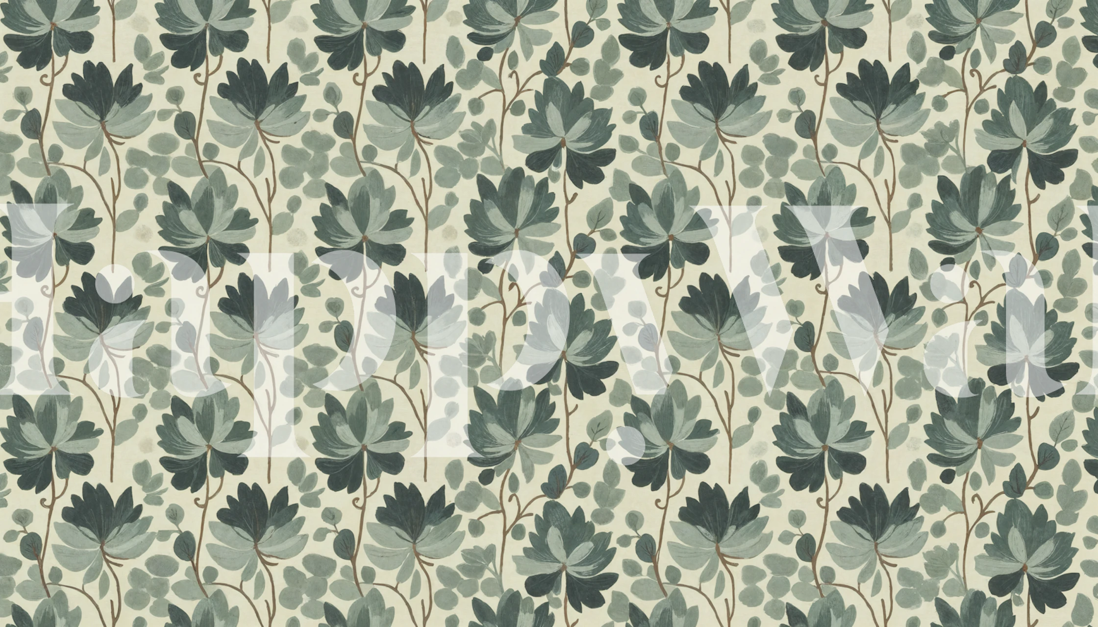 Forest Elegant floral wallpaper design