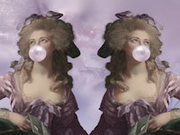 Rococo Bubblegum Bliss papel pintado