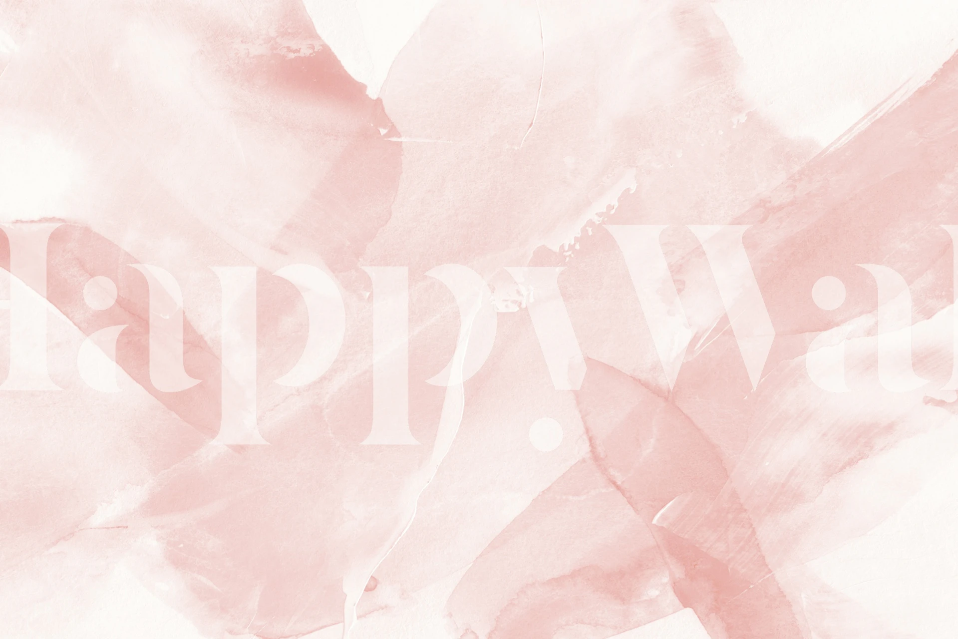 Soft pink watercolor abstract wallpaper