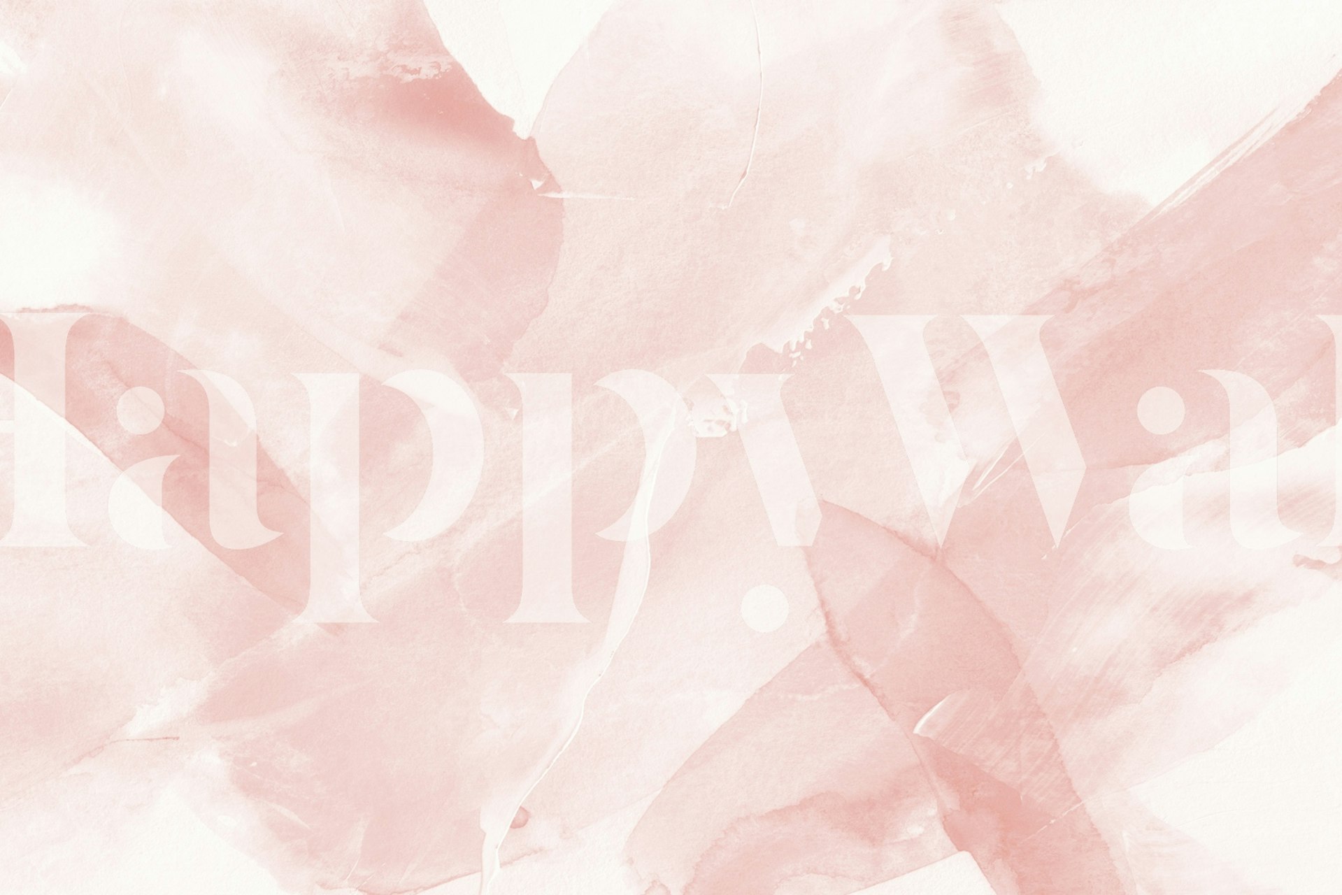 Soft pink watercolor abstract wallpaper