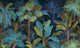 Soft Palm Paradise Dark Night
