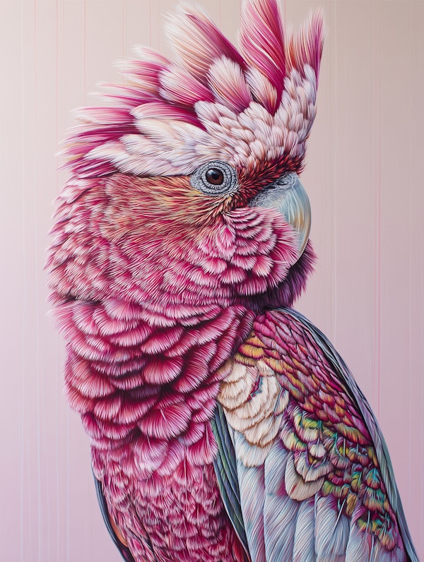 Vibrant Pink Cockatoo