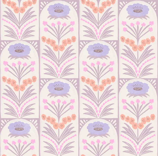 Retro Floral Tile