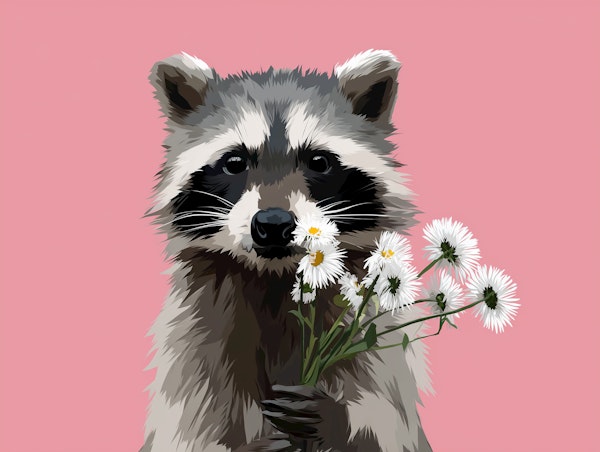 Charming Raccoon Bouquet