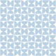 Semicircles - Air Blue and White - Small