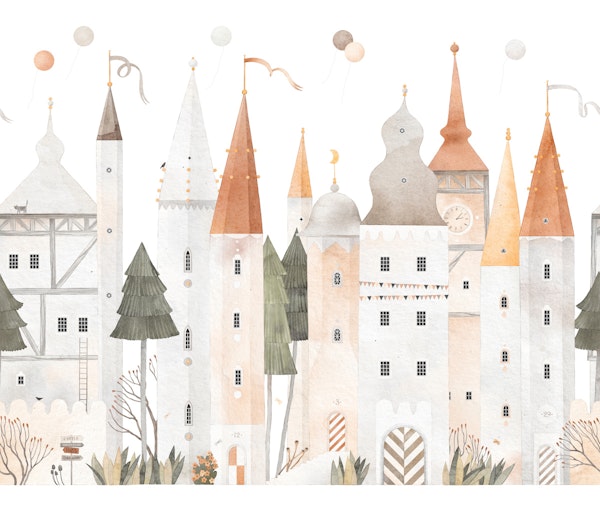 Enchanting Fairytale Cityscape