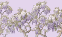 Wisteria Elegant Story Lavander wallpaper