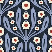 Elegant Daisy Blossoms in Purple - L papiers peint