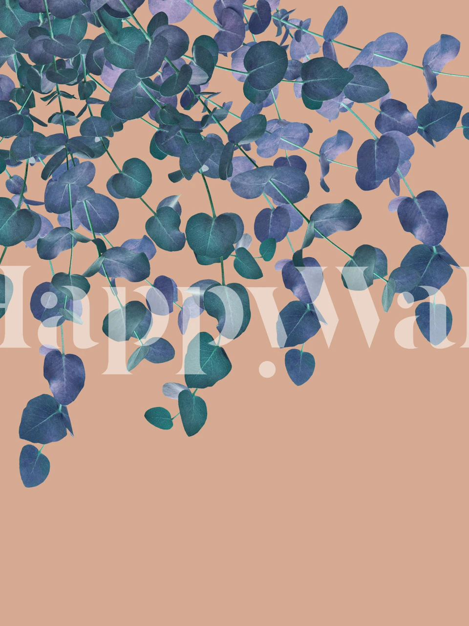 Eucalyptus Delight 4 wallpaper in a room