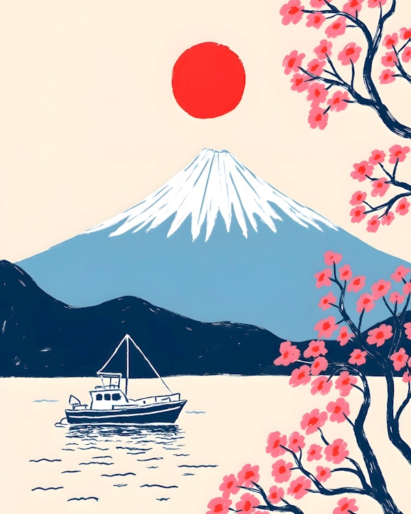 When in Japan Paint Fujisan