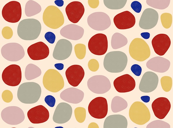 Vibrant Stone Dots