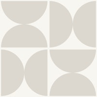 Semicircles - Warm Minimalist - Large wallpaper