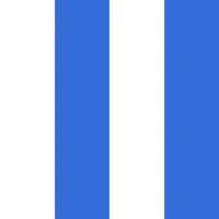 Bold vertical stripes blue white tapeta