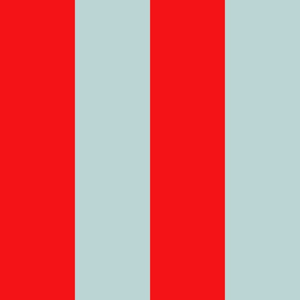 Bold vertical stripes blue gray red