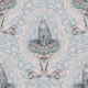 Cat queen with rococo bow M – blue & pink